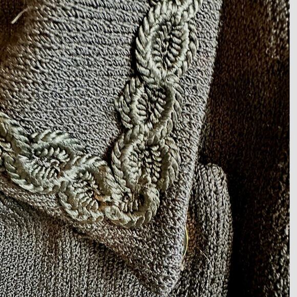 St. John Collection Santana Knit Topper Coat or Mini Dress Black Like New 10 - Picture 9 of 10